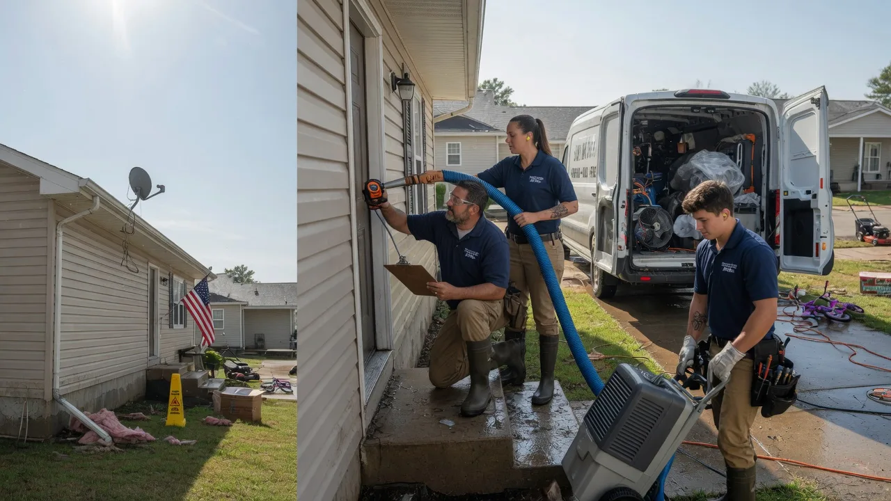 Ceiling Water Damage Restoration in Duncan, NE near me